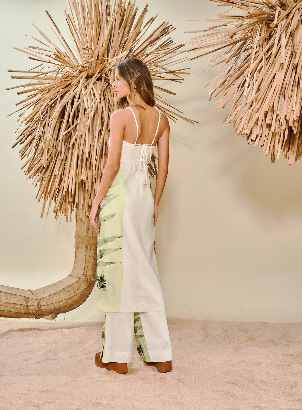 TÚNICA ESTAMPADA LINHO OPEN