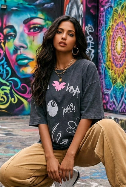 TÚNICA ESTAMPADA VDR