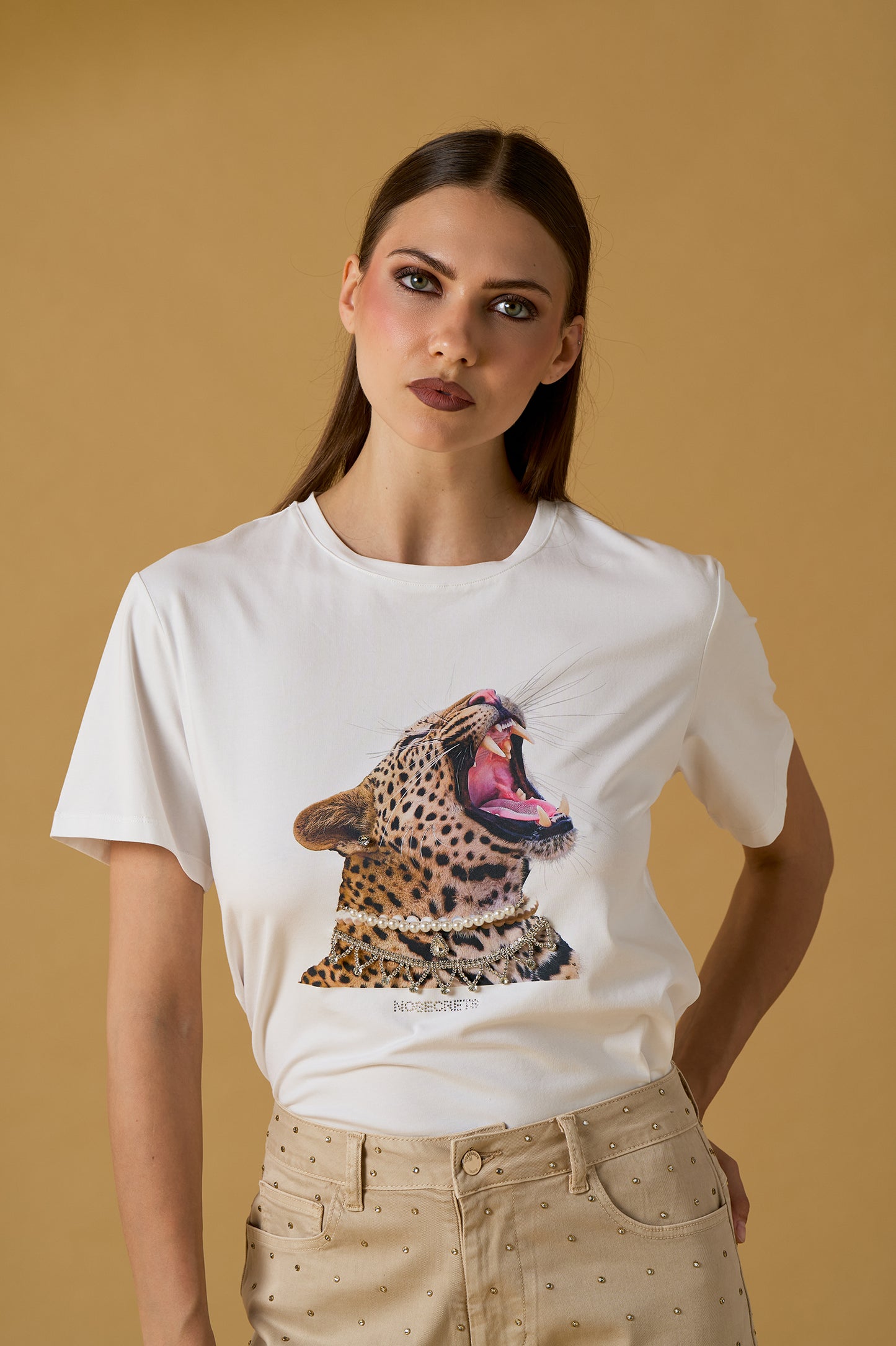 T-SHIRT LEOPARDO NO SECRETS