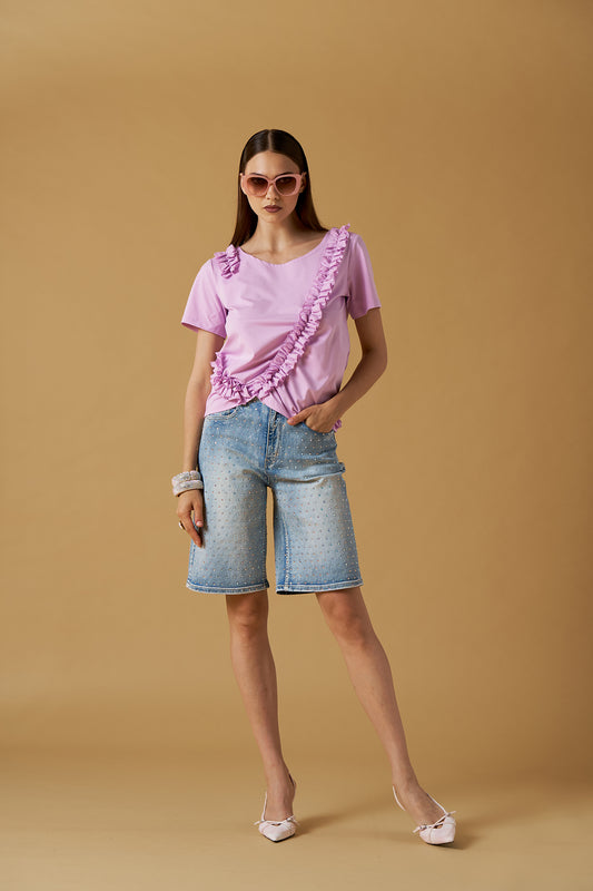 BERMUDAS COM STRASS NO SECRETS