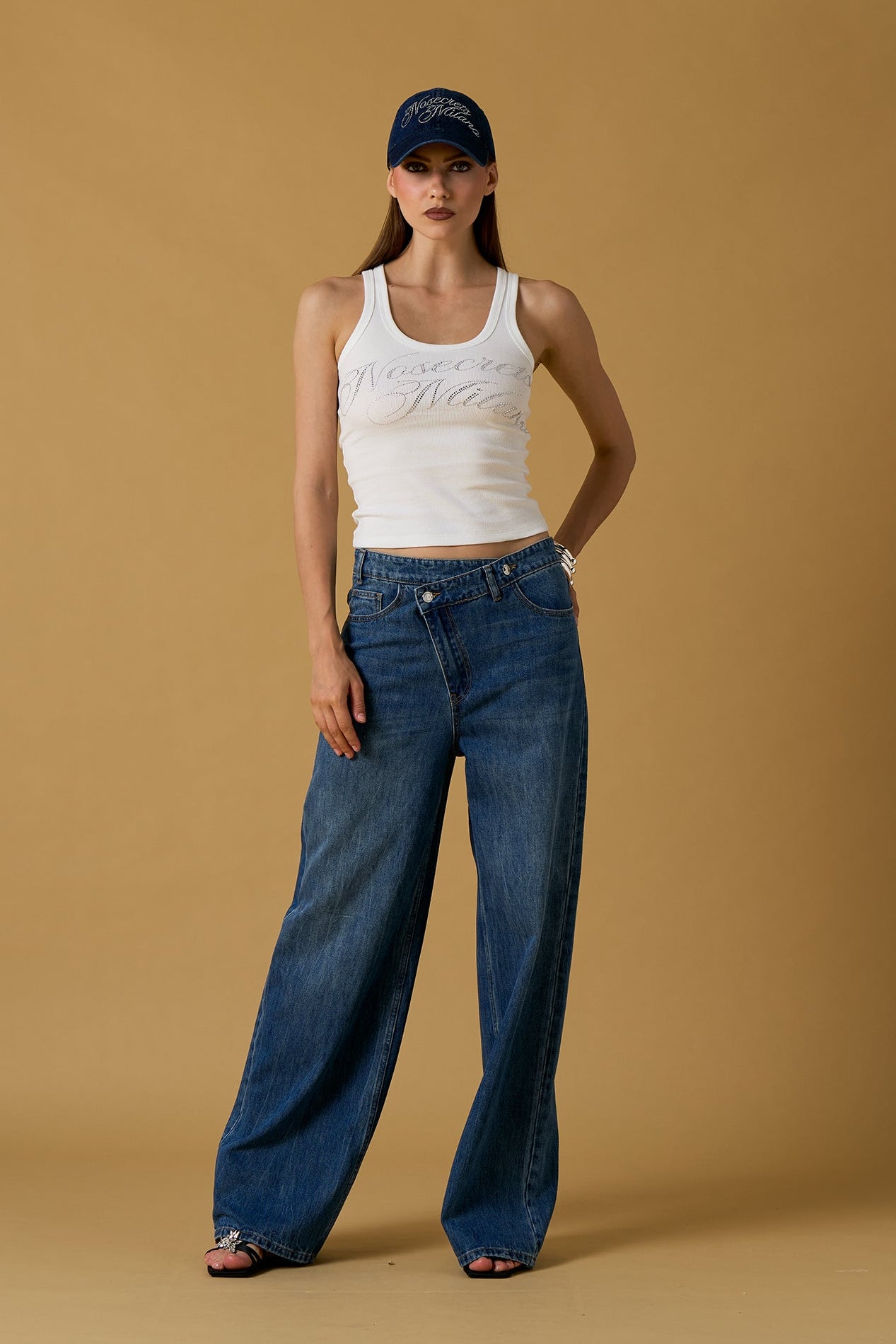 CALÇAS DE GANGA CRUZADA NO SECRETS