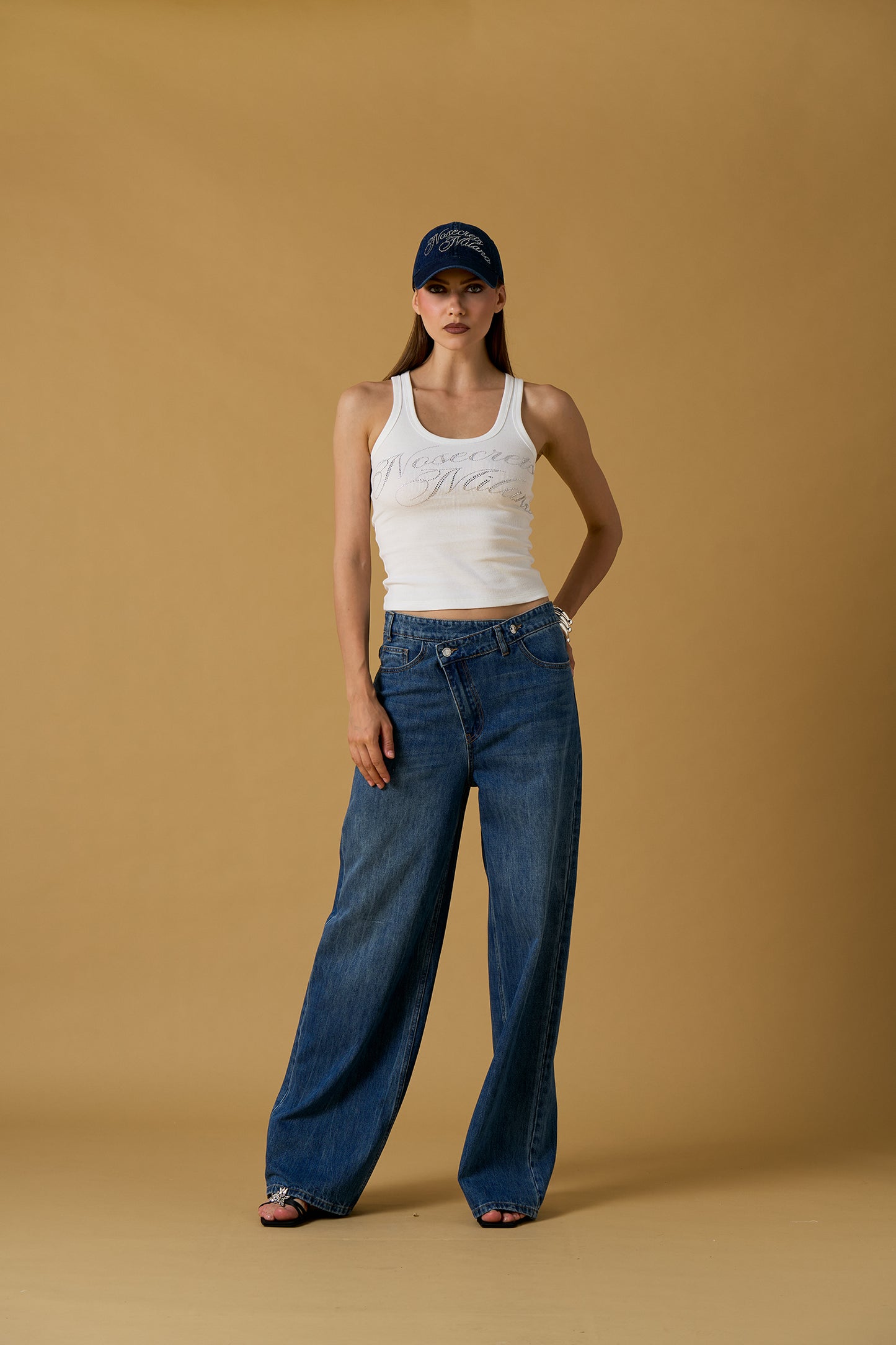 TOP ALÇAS STRASS NO SECRETS