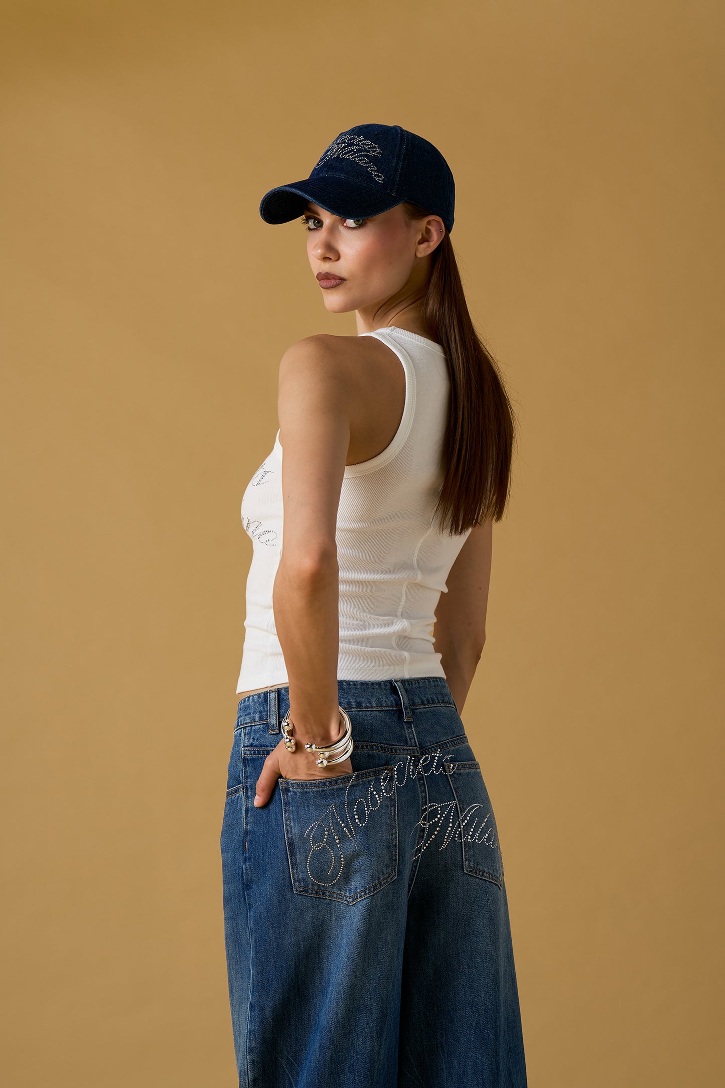 CALÇAS DE GANGA CRUZADA NO SECRETS