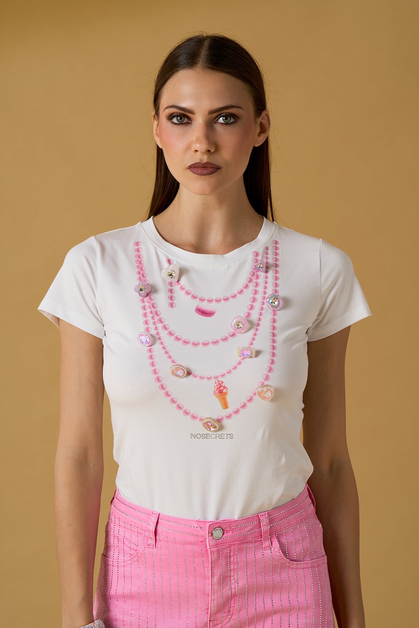 T-SHIRT EFEITO COLAR NO SECRETS