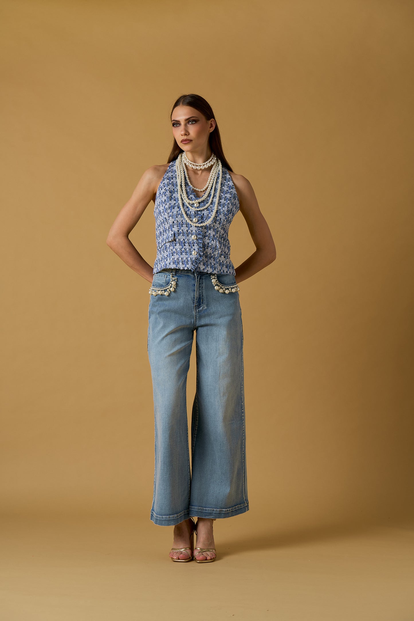 CALÇAS PÉROLAS BOLSOS NO SECRETS