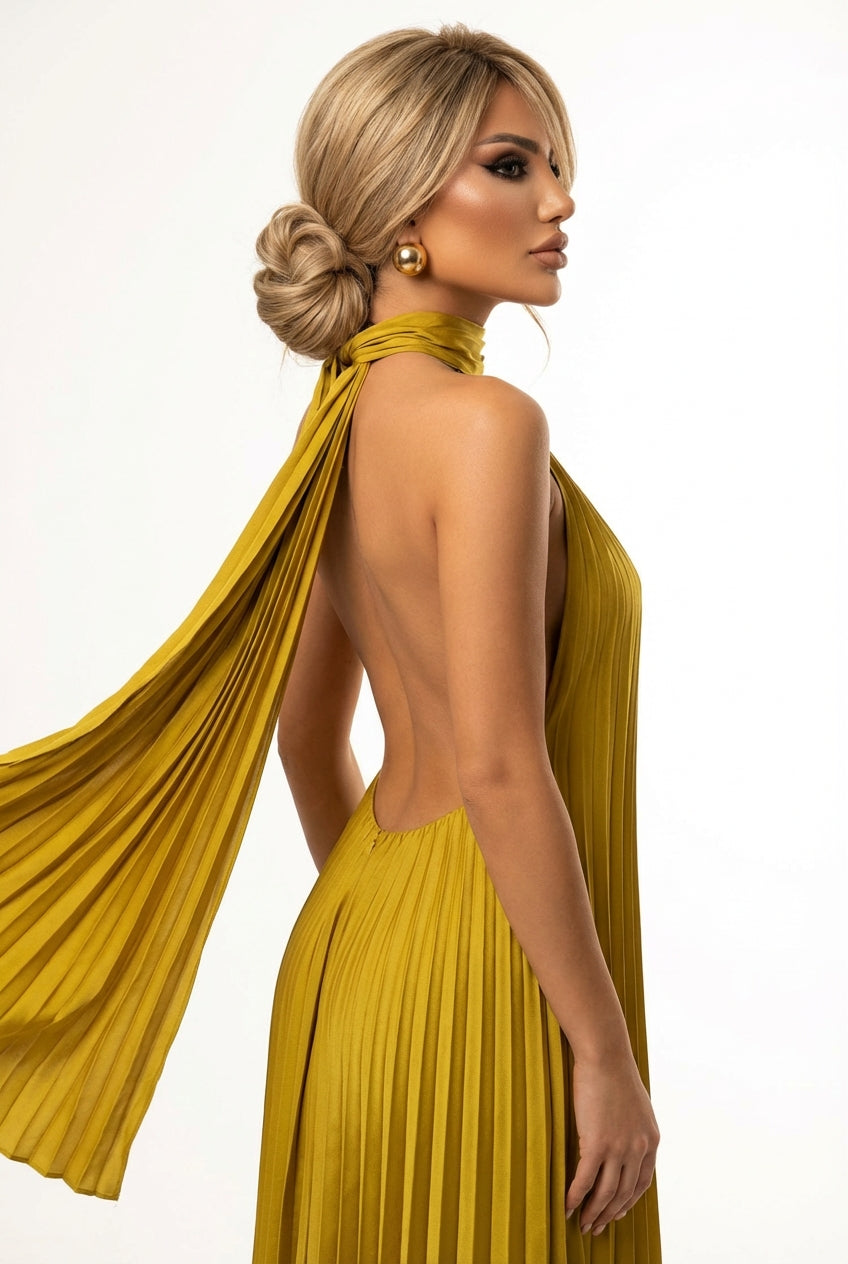 VESTIDO PLISSADO ACCESS