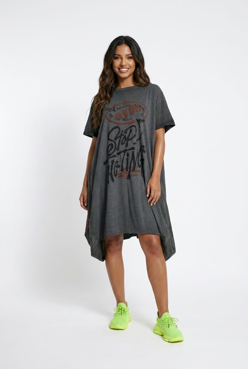VESTIDO STOP THE TIME VDR