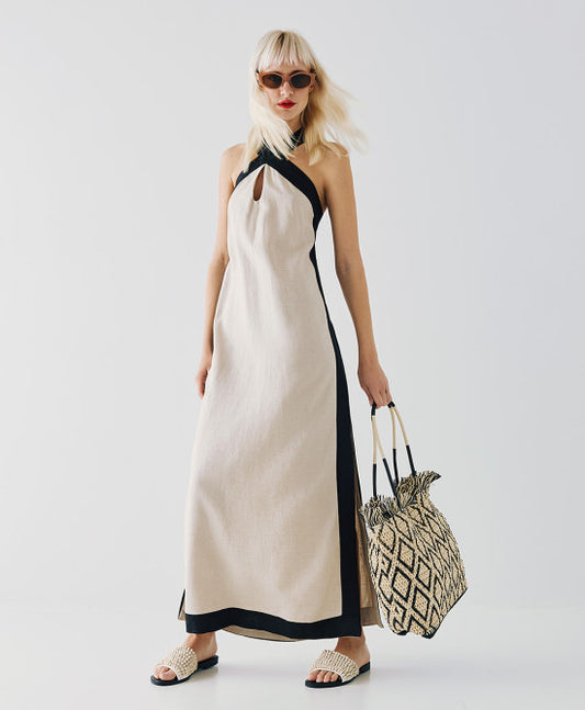 VESTIDO DECOTE HALTER ACCESS