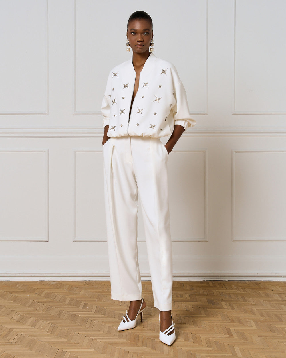 BLUSÃO BOMBER STRASS  ACCESS