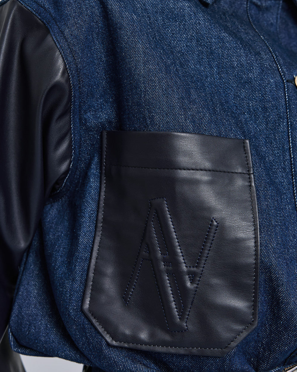 CAMISA DENIM COM ECOPELE ACCESS