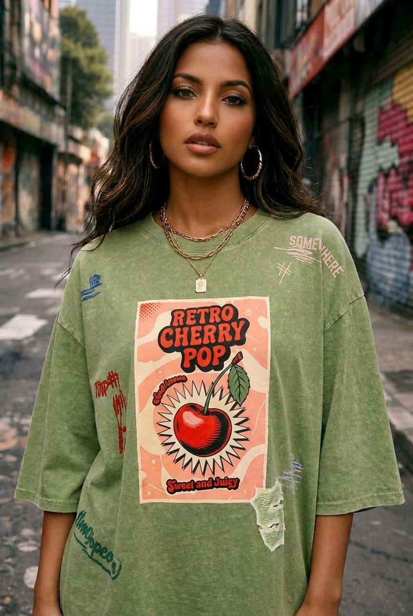 T-SHIRT CHERRY VDR