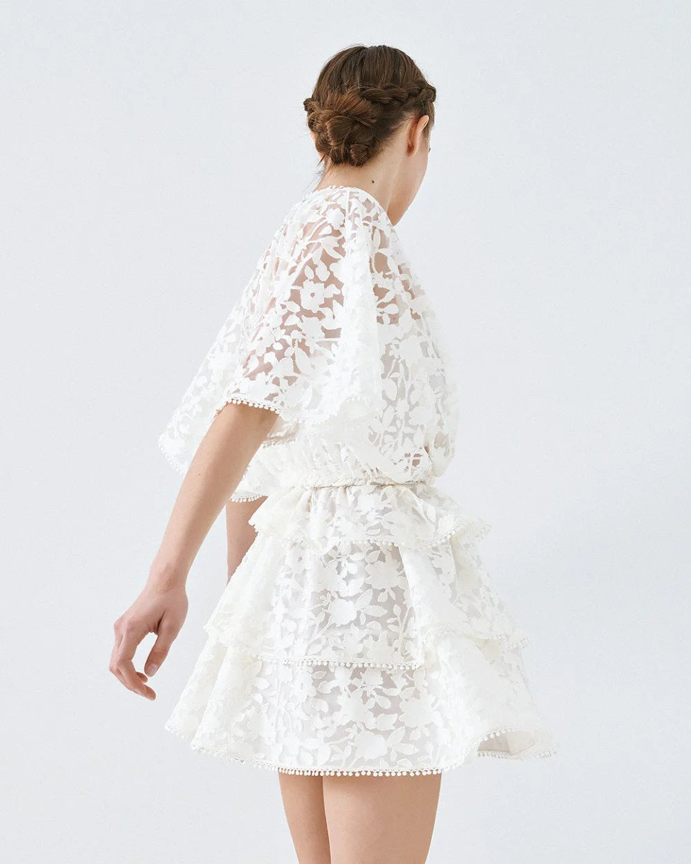 VESTIDO CURTO FOLHOS ACCESS