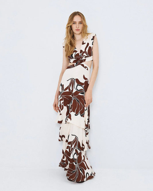 MAXI VESTIDO ESTAMPADAO ACCESS