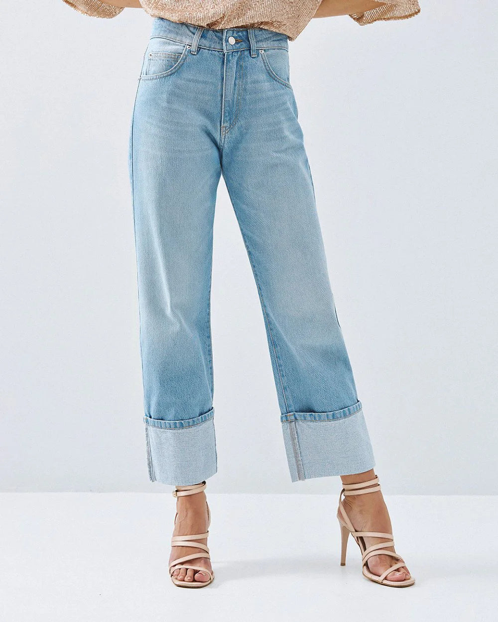 CALÇA STRAIGHT DENIM ACCESS