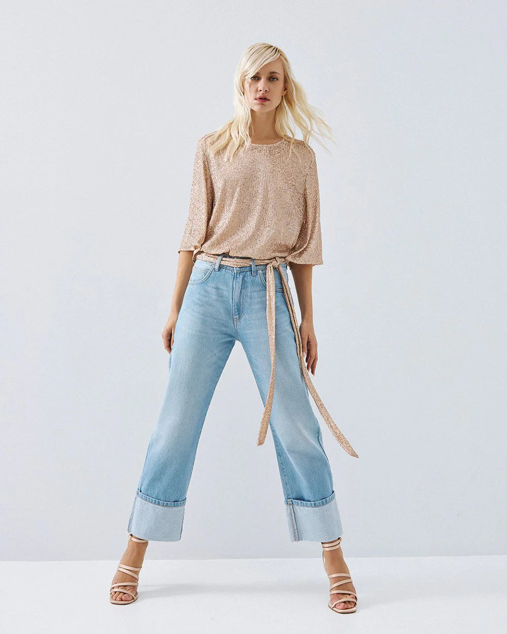 CALÇA STRAIGHT DENIM ACCESS