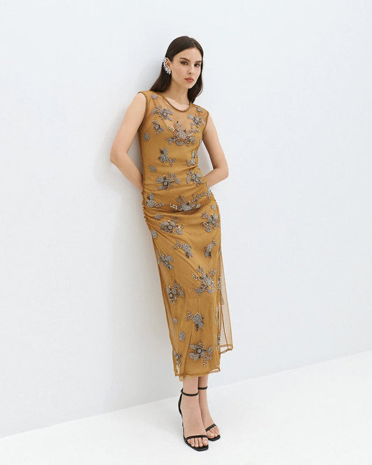 VESTIDO BORDADO MIÇANGAS ACCESS