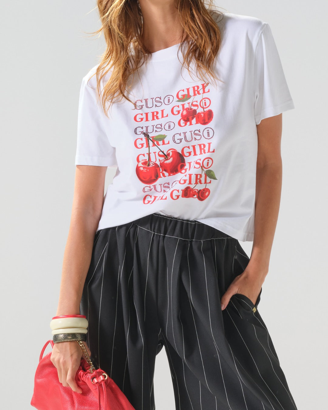 T-SHIRT CEREJA GUSI