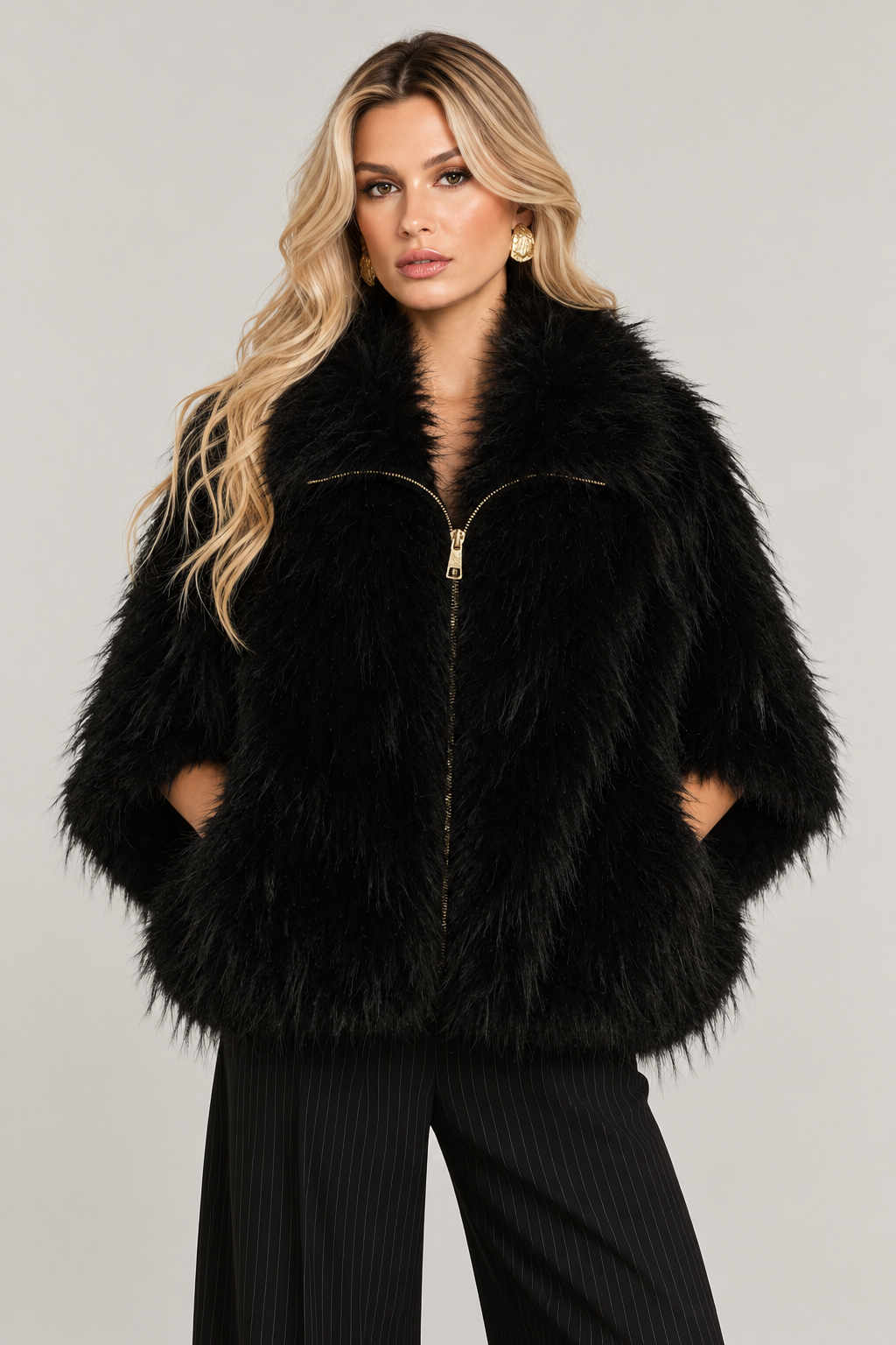 FAUX FUR COAT - RELISH