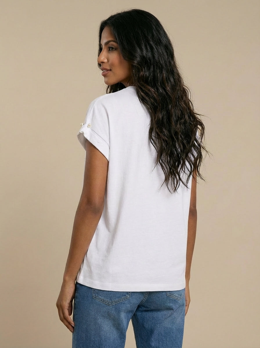 T-SHIRT PIERCING PÉROLAS RELISH