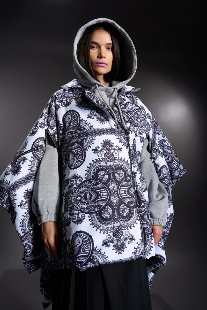 PONCHO ESTAMPADO VDR