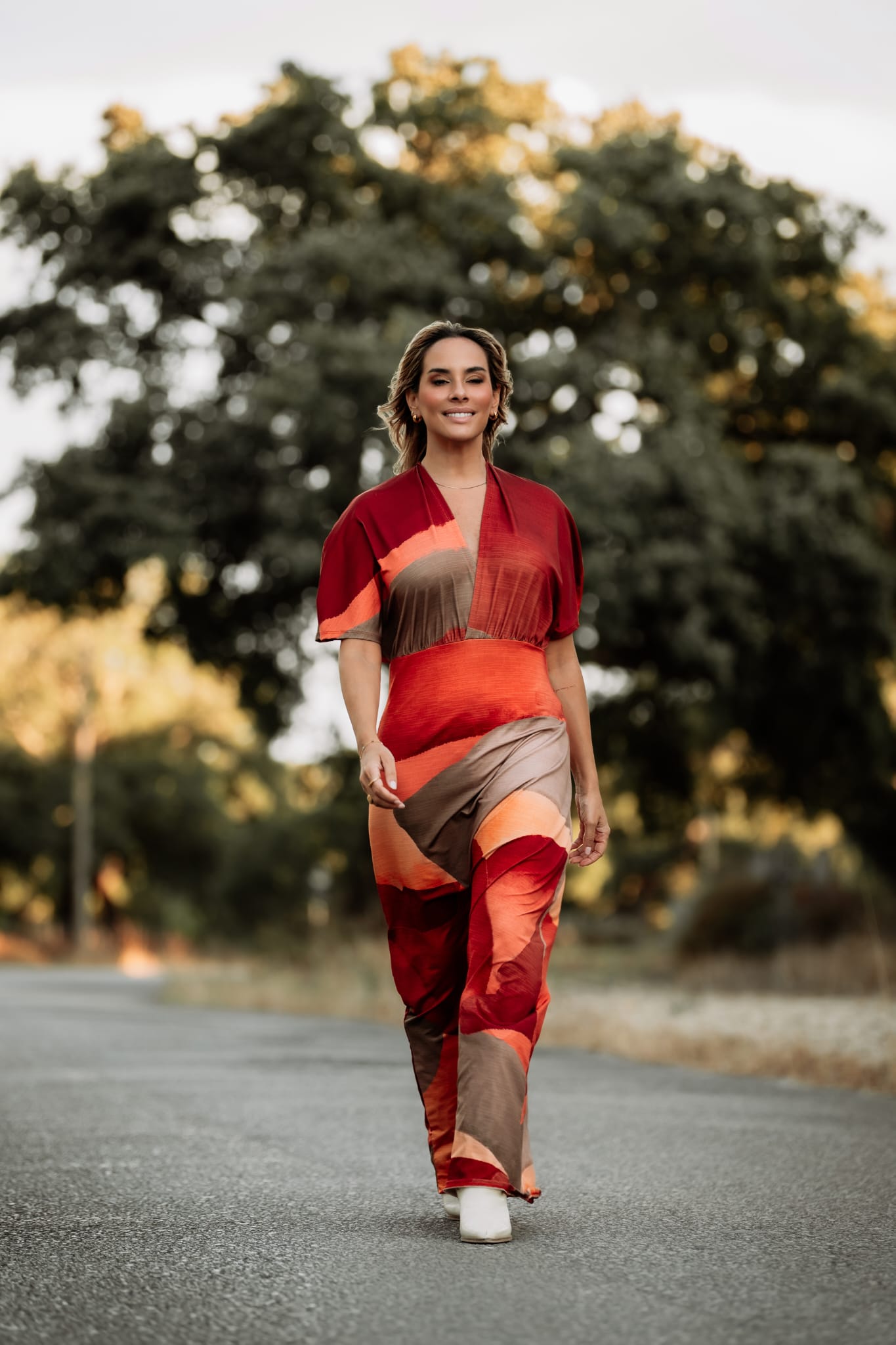 VESTIDO COMPRIDO ESTAMPADO MANUELA MOREIRA