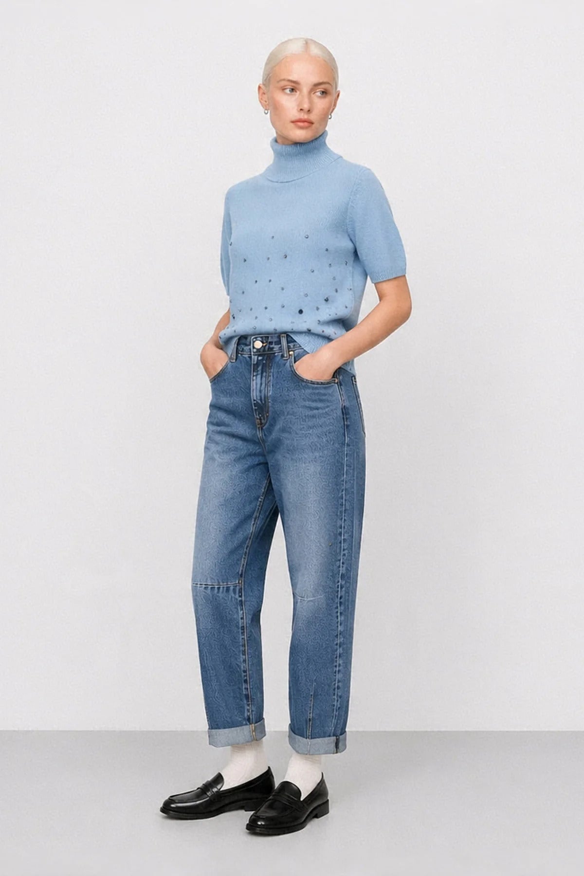 CAMISOLA GOLA ALTA MALHA - KOCCA