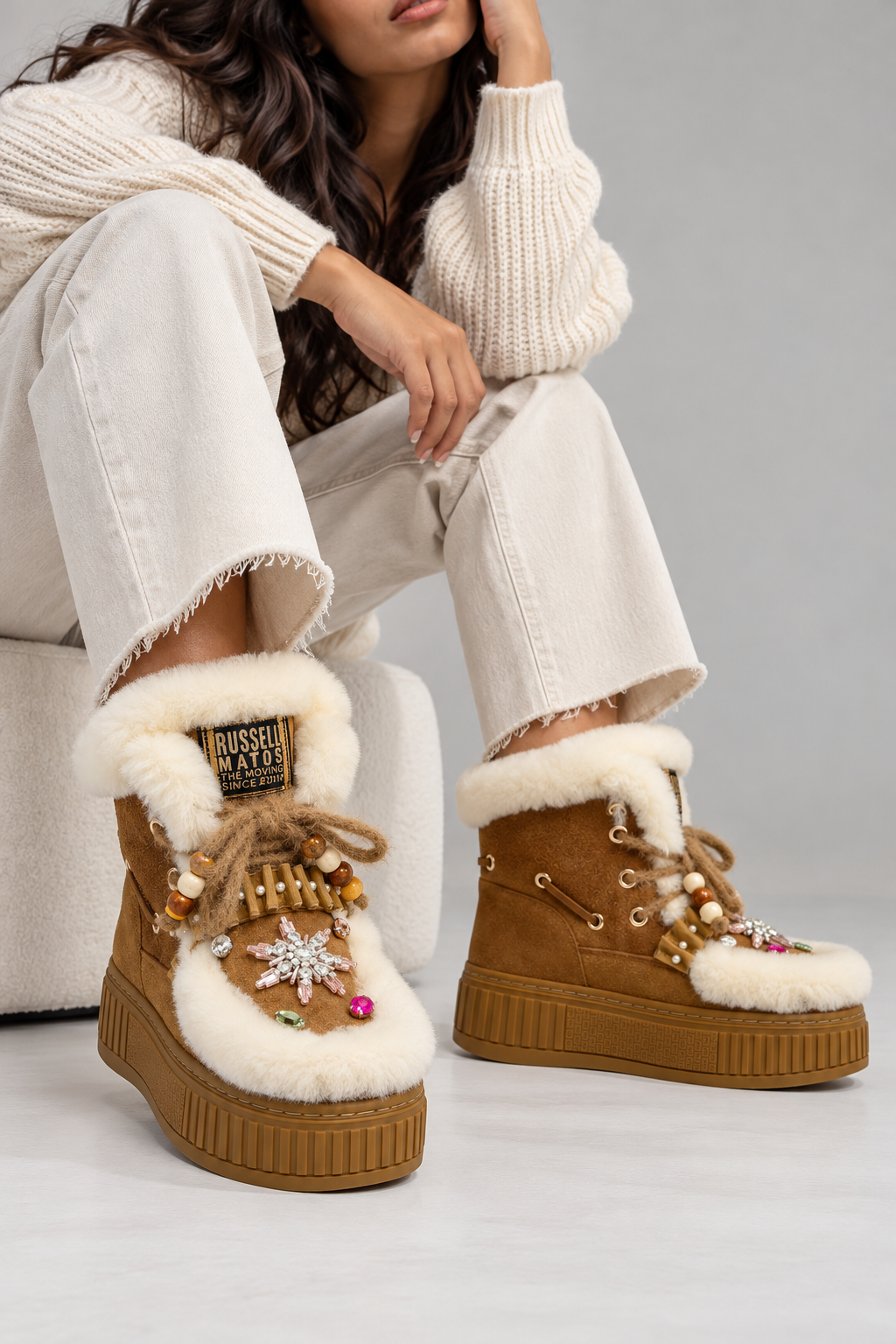 BOTAS MARA C/PELO - RUSSEL MATOS