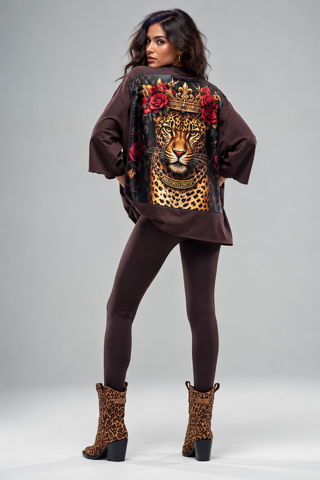 T-SHIRT LEOPARDO - VDR