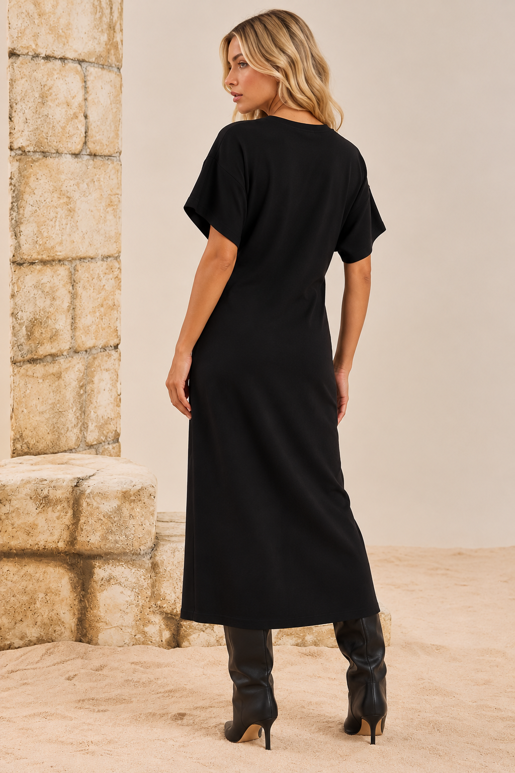 VESTIDO MIDI - OPEN