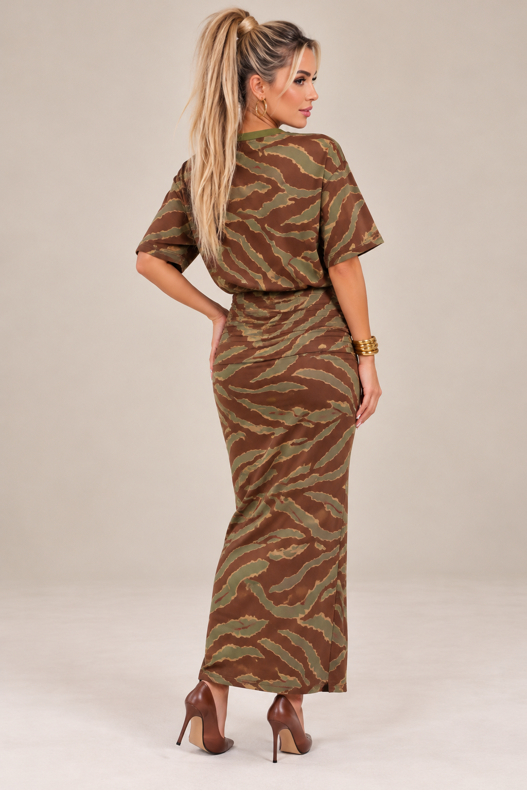 SAIA MAXI ESTAMPADA - OPEN