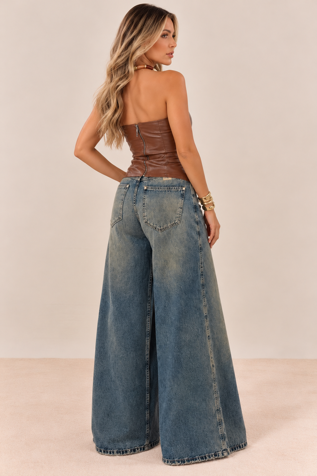 CALÇAS WIDE LEG VINTAGE - OPEN
