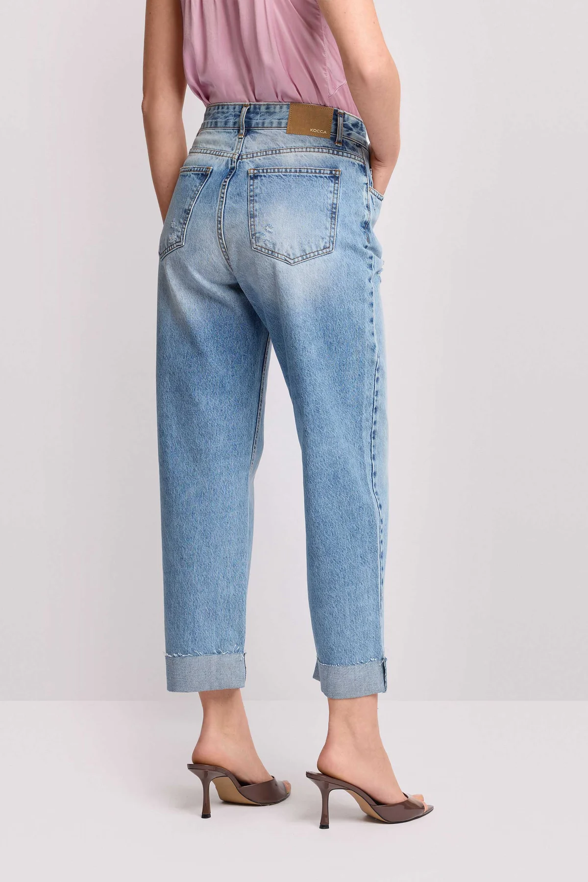 CALÇA GANGA COM BARRA BAINHA KOCCA