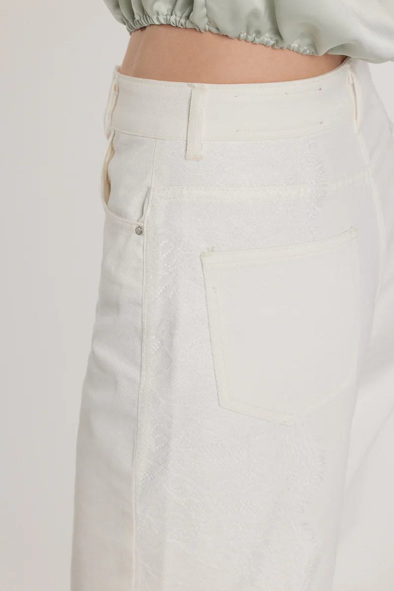 CALÇAS COM RENDA RELISH