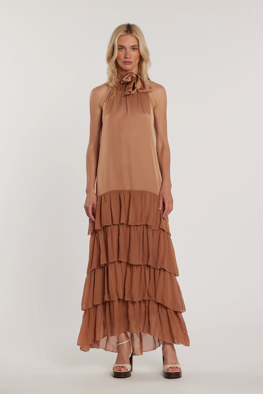 MAXI VESTIDO FOLHO RELISH