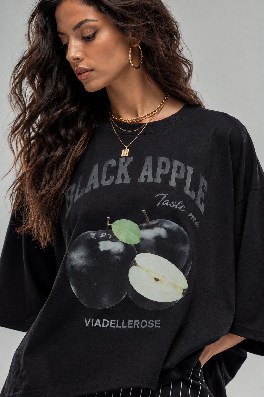 T-SHIRT APPLE ASSIMÉTRICA - VDR