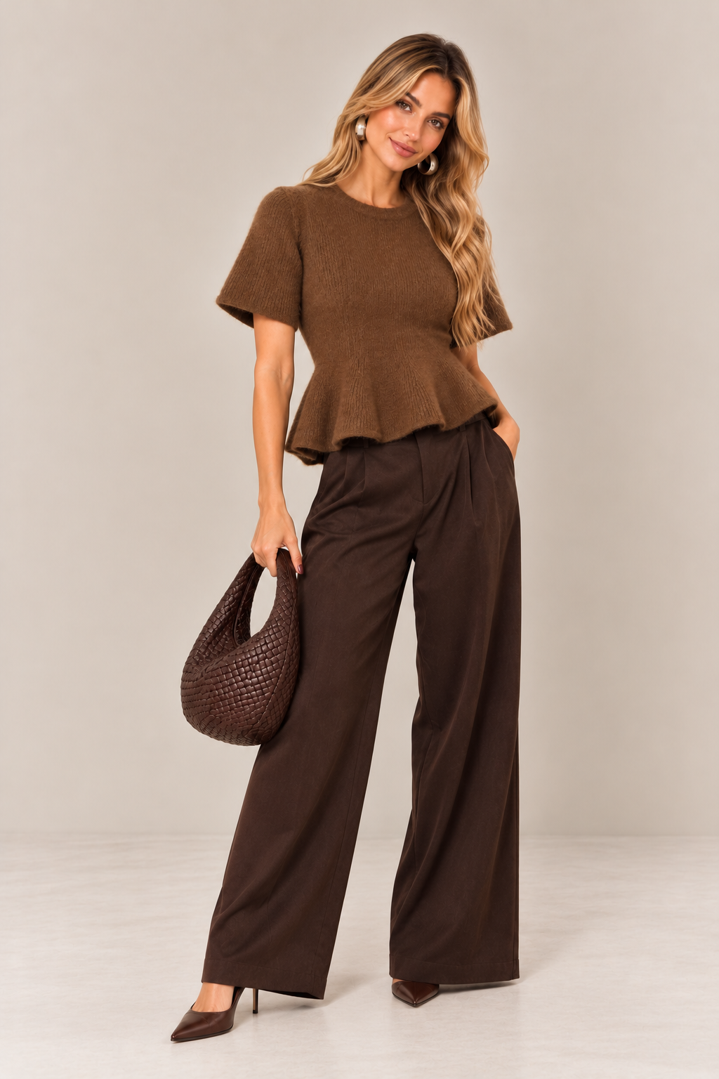 CAMISOLA PEPLUM EM MALHA - ACCESS