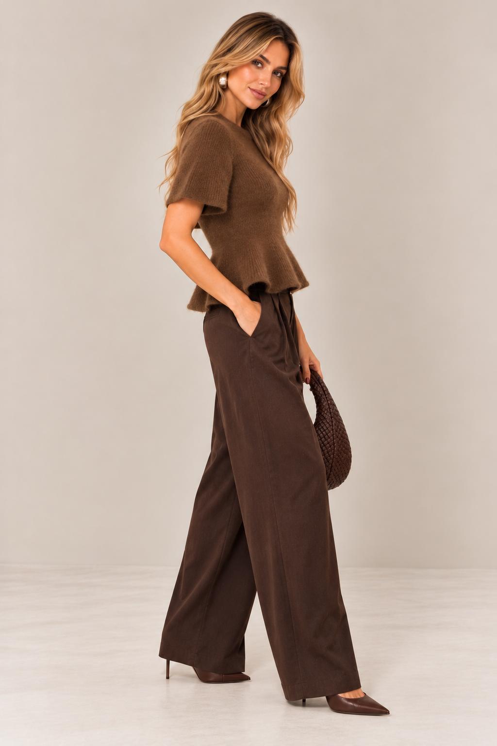 CAMISOLA PEPLUM EM MALHA - ACCESS