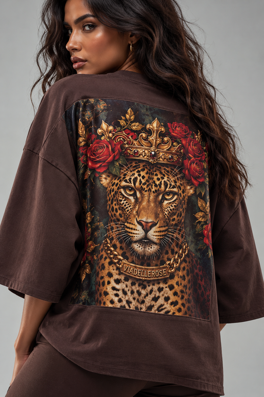 T-SHIRT LEOPARDO - VDR