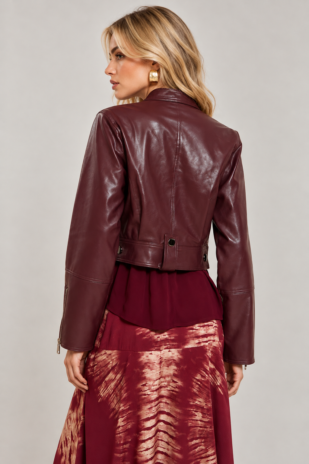 ECO LEATHER JACKET - OPEN