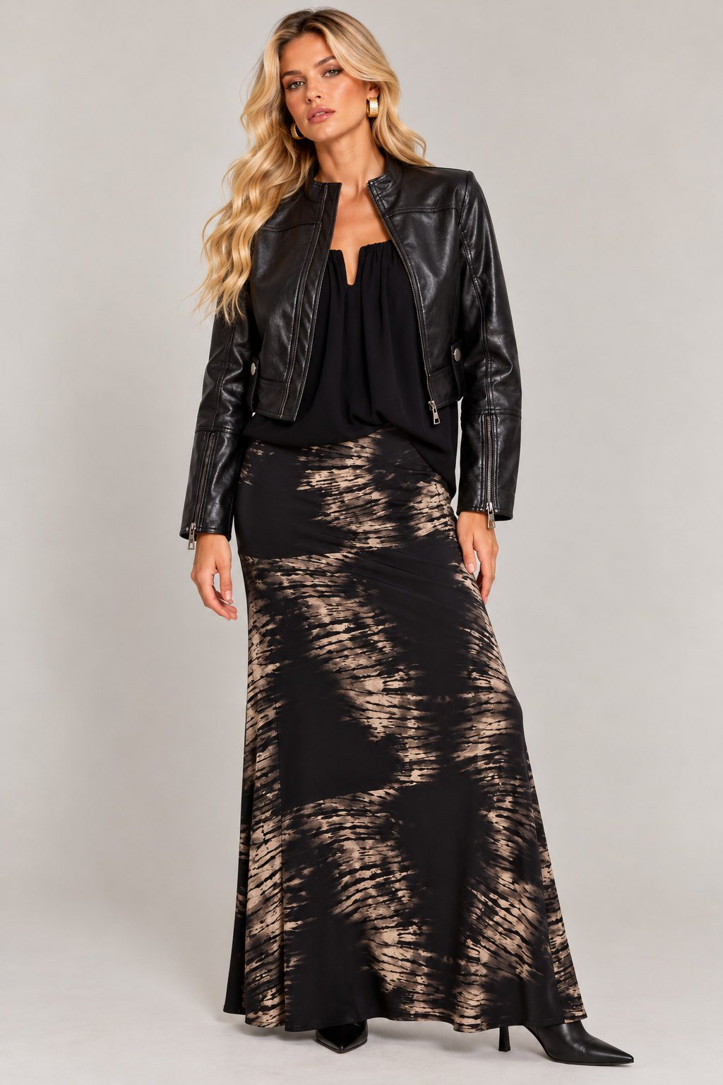 ECO LEATHER JACKET - OPEN