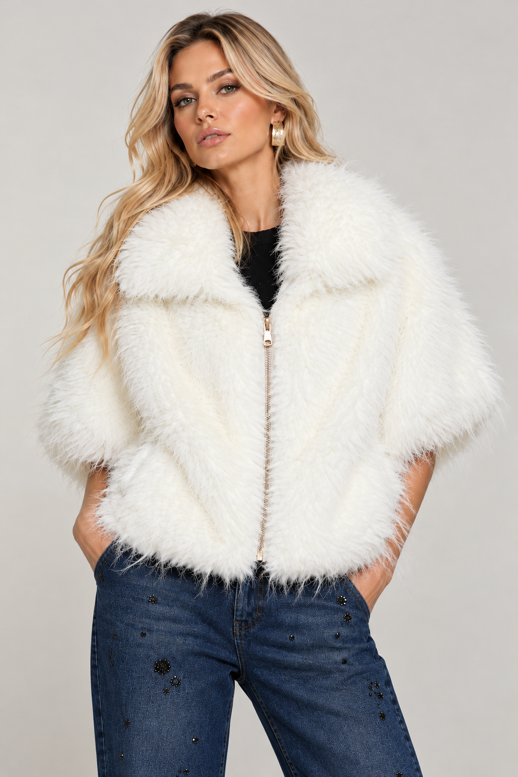FAUX FUR COAT - RELISH