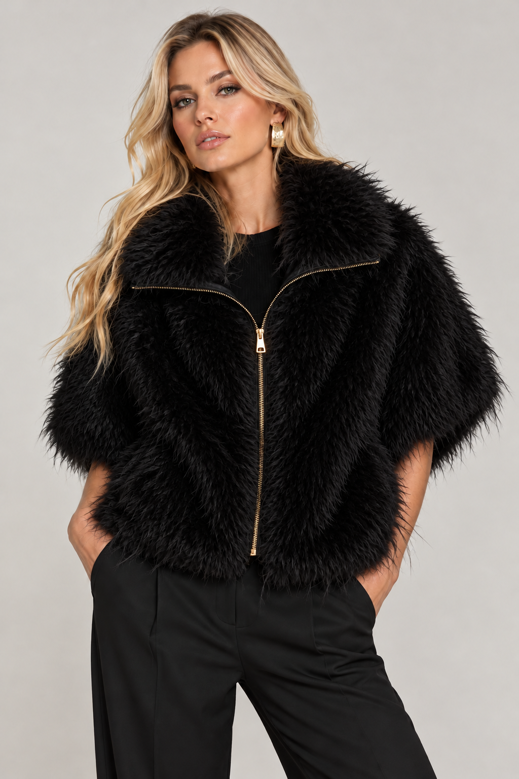 FAUX FUR COAT - RELISH