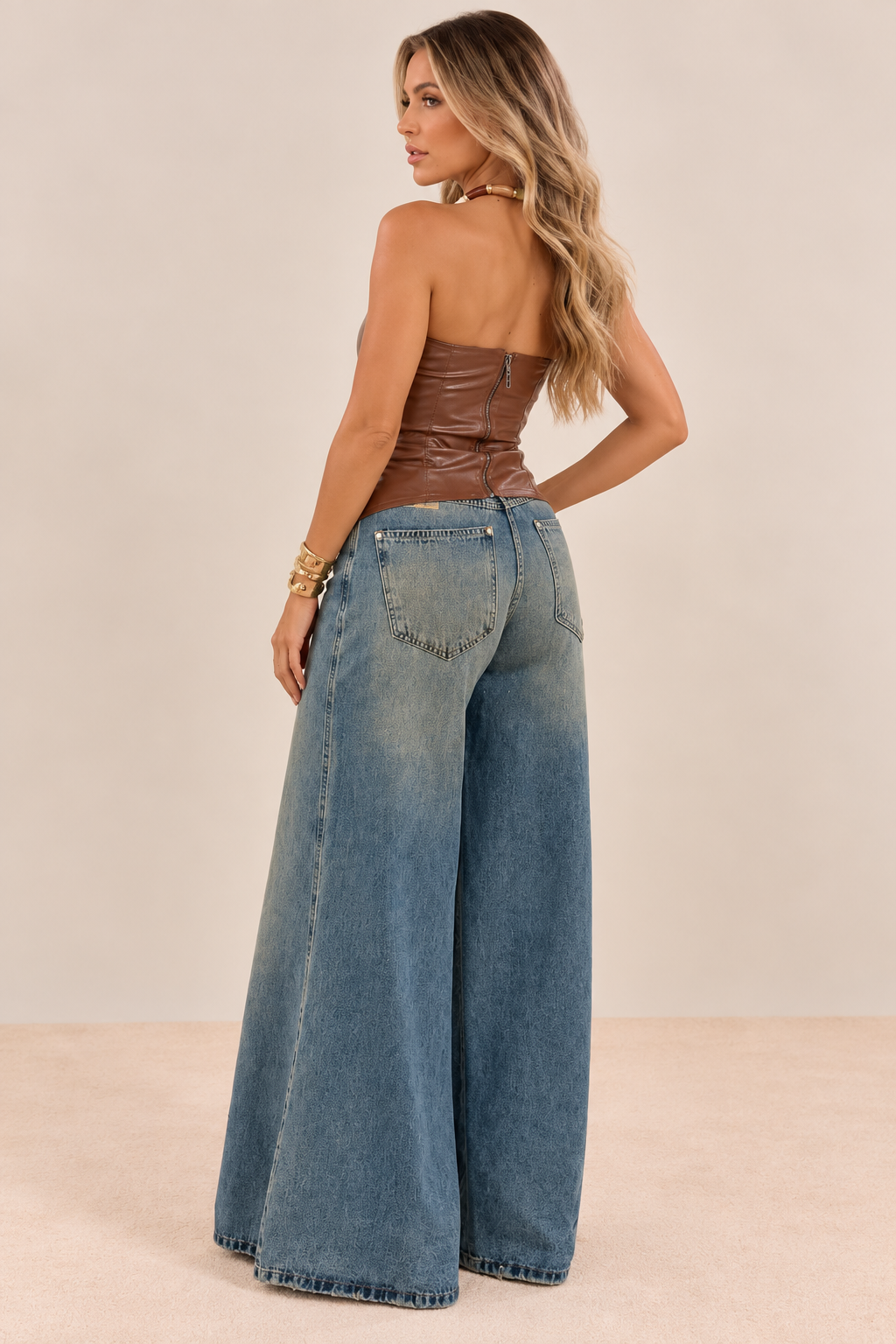 CALÇAS WIDE LEG VINTAGE - OPEN