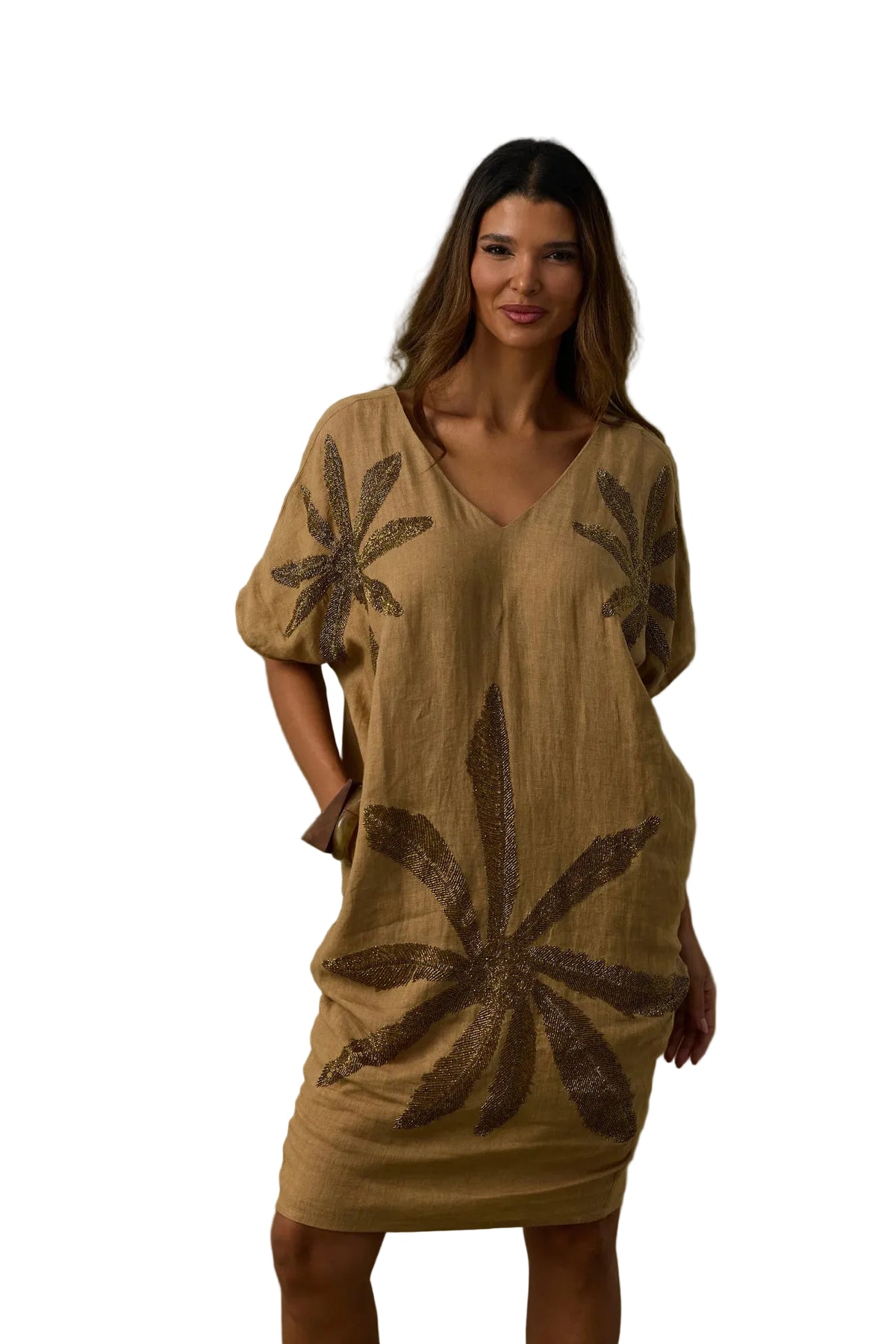 VESTIDO LINEN SWALLOW