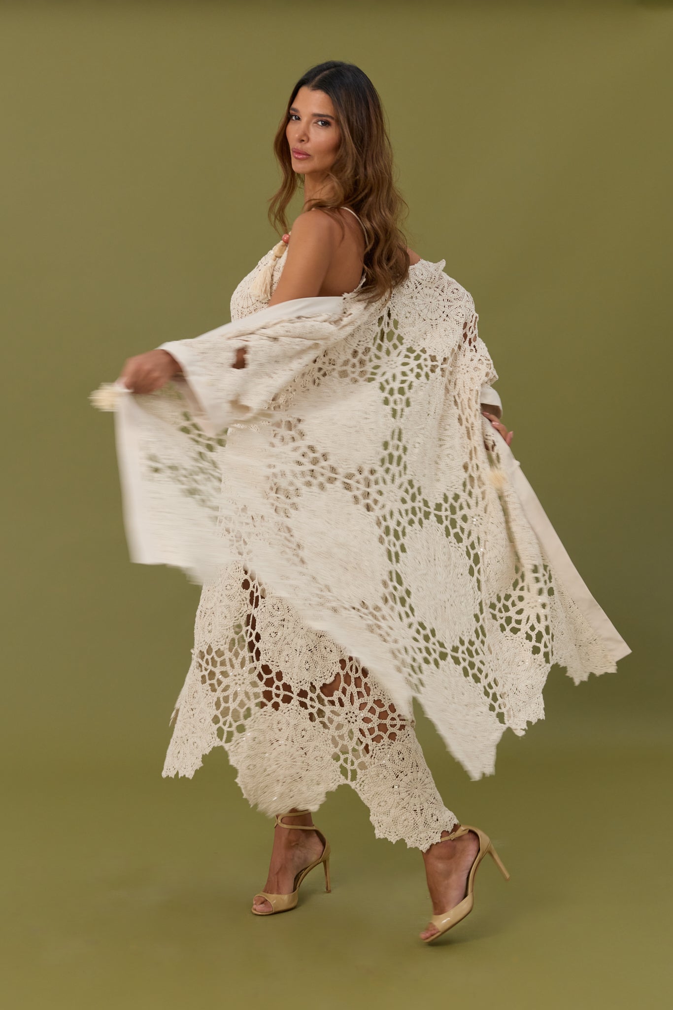 KIMONO GUIPUR SWALLOW