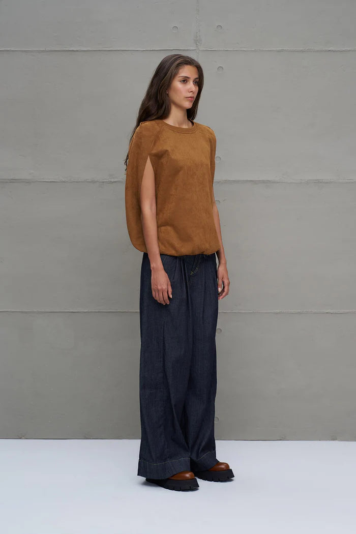 CALÇAS DENIM COM PINÇAS VDR