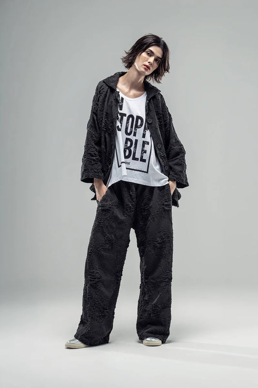 CASACO OVERSIZED EM RELEVO - VDR