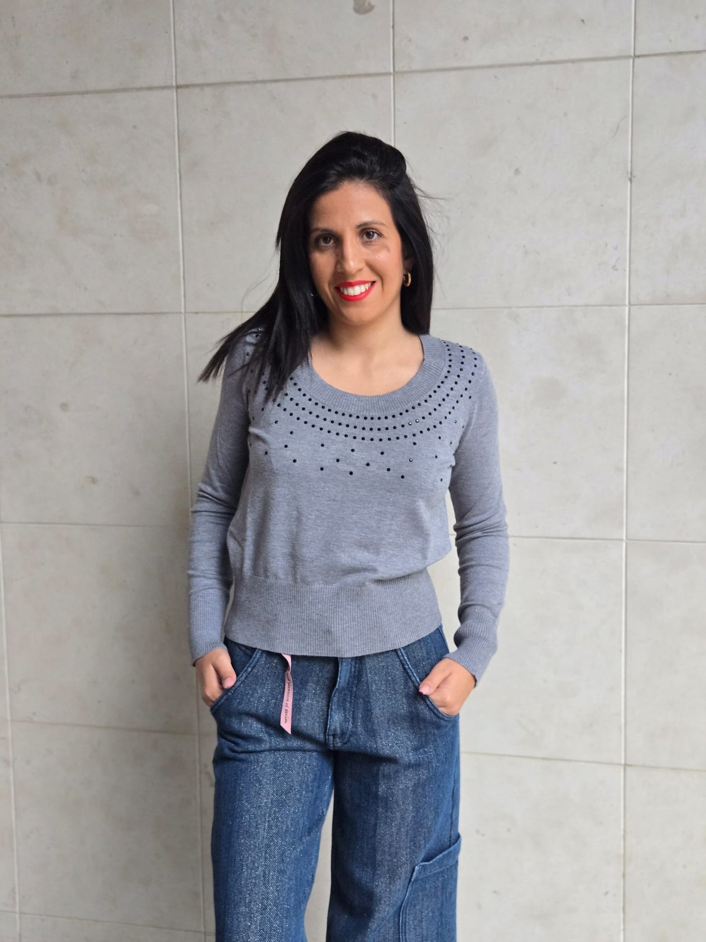 CAMISOLA COM STRASS RELISH