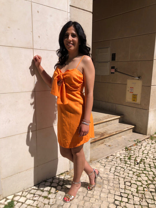 VESTIDO CURTO LUREX OPEN