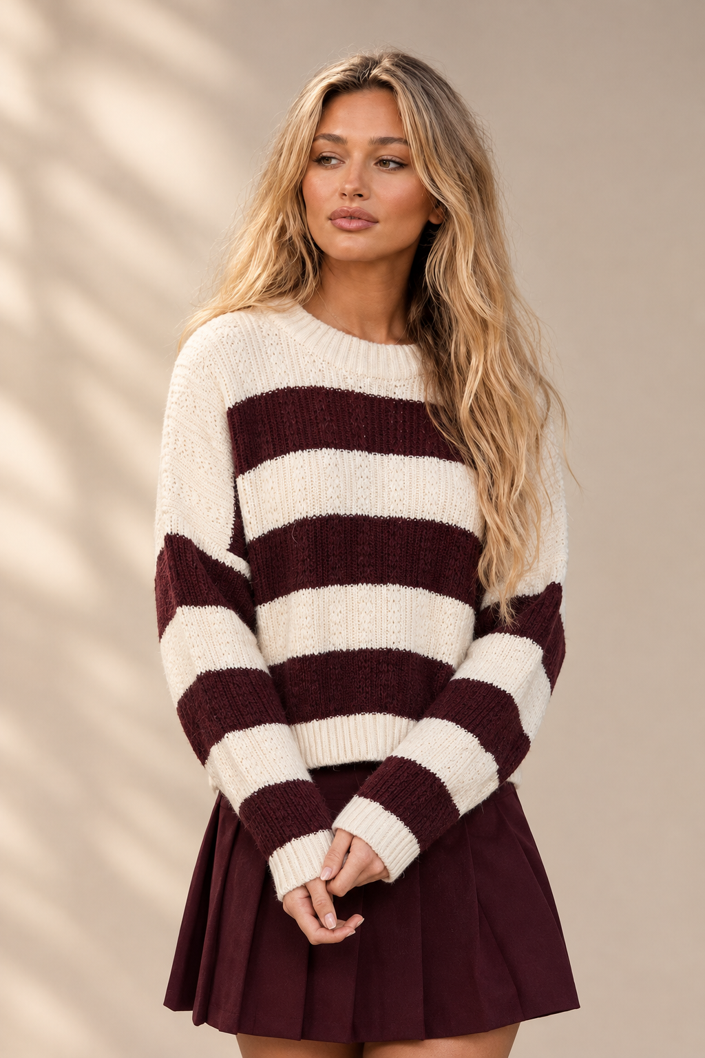 CAMISOLA DE MALHA RISCAS - RELISH